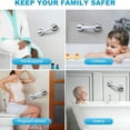 thumbnail image 2 of Manija de Succión para Ducha de 2 Piezas, Manija de Ducha y Barra de Equilibrio para Baño, Barra de Seguridad Antideslizante, 2 of 6