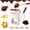 style-b, variant on Chocolate Melting Mug, Party Fondue Cup With Candle Melting Pot, 130ml Chocolate Melting Cup Mug, Mini Ceramic Melting Cup For Chocolate & Cheese - Perfect Gift Set For Date Night