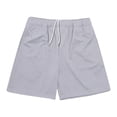 thumbnail image 6 of Umfun Men Mesh Breathable Casual Shorts Elastic Waist Loose Fit Summer Outdoor Running Workout Training Sport Gym Shorts, 6 of 8