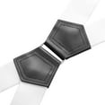 thumbnail image 3 of Buyless Fashion 2 Pack Suspenders for Men - 48" Elastic Adjustable Straps 1 1/4" - X Shape - 5133-2-White, 3 of 7