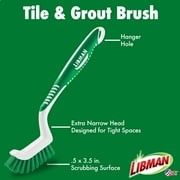 Libman Scrub Brush Kit Three Different Durable Brushes for Grout, Tile, Bathroom, Kitchen. Easy to Handle, Strong Fibers for Tough Messes Family Made in the USA, Unisex Lot 2406