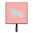 thumbnail image 1 of Spanish Water Dog Checkerboard Pink Leash or Key Holder, 1 of 1