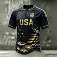 thumbnail image 4 of 2026 USA Soccer Jersey Shirts for Men, Men's USA Soccer Graphic T-Shirt, Patriotic American Flag Sports Jersey, Short Sleeve Athletic Tee, 4 of 4