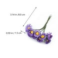 thumbnail image 3 of Zcyifa Faux Daisy Flowers 20Pcs Faux Daisy Flowers Decorations Artificial Mini Daisies Bundle for Home, 3 of 10