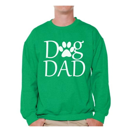 Awkward Styles Dog Dad Sweatshirt Dog Dad Sweater Dog Lover Crewneck for Men Best Dad Gift Dog Owner Sweater Fathers Day Gifts for Dad Dog Dad Outfit for Men Pet Loving Sweatshirts for
