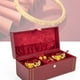 thumbnail image 5 of Guardurnaity Caja de almacenamiento de estilo de joyería, organizador decorativo rojo de doble capa, soporte grande, caja para pendientes, exhibición de Ropa, zapatos y accesorios Miscelánea Guardurnaity AP017903-00, 5 of 6