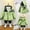 Green, variant on Coat For Teen Boys Trendy Hooded Wave Print Raincoat Daily Wear White Jacket Size 6-7 Years