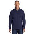 thumbnail image 2 of Sport-Tek ®  Sport-Wick ®  Stretch 1/2-Zip Pullover. St850 M True Navy, 2 of 4