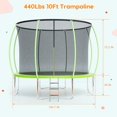 thumbnail image 4 of 10FT Trampoline with Enclosure Recreational Trampolines with Ladder Outdoor Trampoline for Kid Adults, 4 of 9