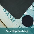 thumbnail image 5 of Laundry Room Rug Runner, Teal Laundry Mat, No Slip Laundry Room Mats Rubber Area Rug for Laundry Room Kitchen Bathroom, Farmhouse Laundry Room Decor and Accessories, Laundry Room Mats for Floor 20x48, 5 of 5