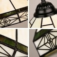 thumbnail image 3 of RADIANCE goods Mission-Style 1-Light Blackish Bronze Finish Mini Pendant 12" Shade, 3 of 6