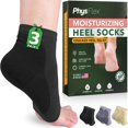 thumbnail image 1 of Calcetines hidratantes PhysFlex para talones agrietados, 3 pares, 1 of 7