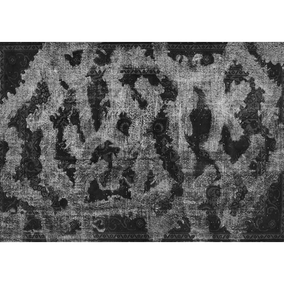 Ahgly Company Indoor Rectangle Persian Gray Bohemian Area Rugs, 5' x 7'