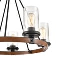 thumbnail image 4 of 3825-MB/WG Millennium Lighting Taos - 5 Light Chandelier-24.5 Inch Tall and 26 Inch Wide, 4 of 5
