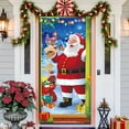 thumbnail image 4 of Wooowa 35×71Inches Christmas Door Covers, Festive Patterned Decor for Home Entryways & Holiday Exteriors, 4 of 7