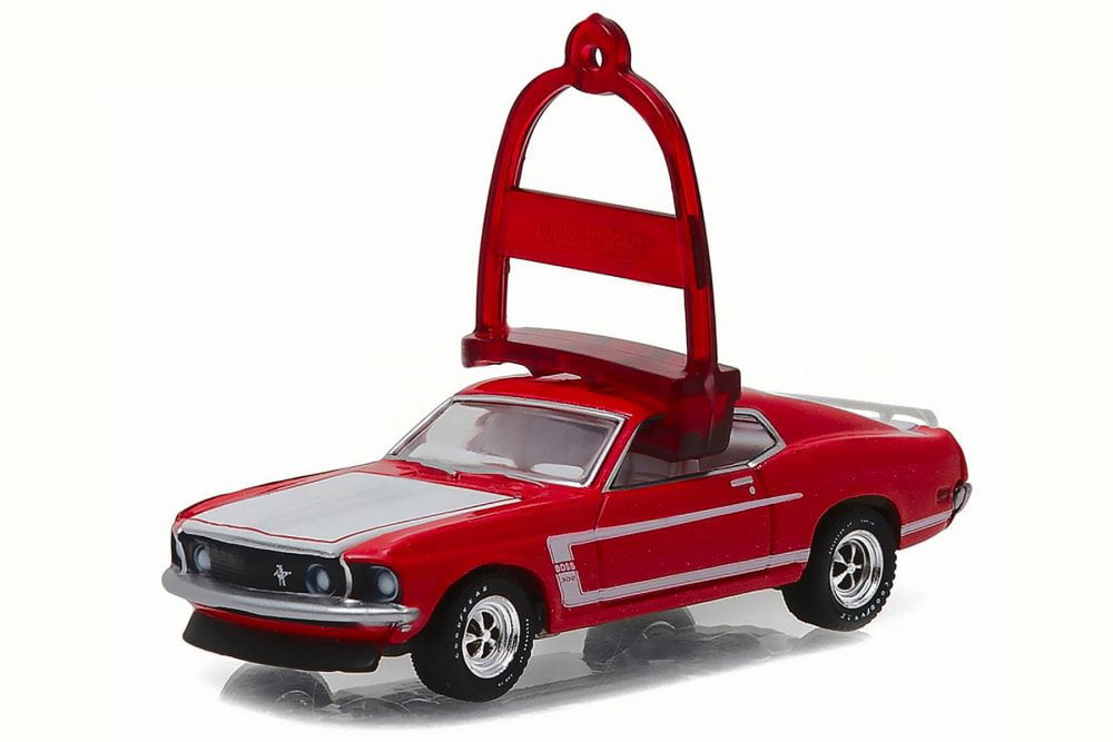 `69 Ford Mustang Boss 302  Red-metallic 1969 *** Greenlight Holiday 1:64 