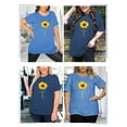 thumbnail image 6 of XCHQRTI Christian Shirts for Women Plus Graphic Blessed Girl Tees Jesus Religous Tops, 6 of 8