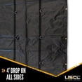 thumbnail image 7 of Lightweight Steel Tarp - 16' x 27' (4' Drop) - 14 oz. Black Tarp, 7 of 7