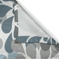 thumbnail image 3 of Ambesonne Floral Kitchen Curtains, Swirling Effect Drop Petals, 55"x36", Cadet Blue and Grey, 3 of 3