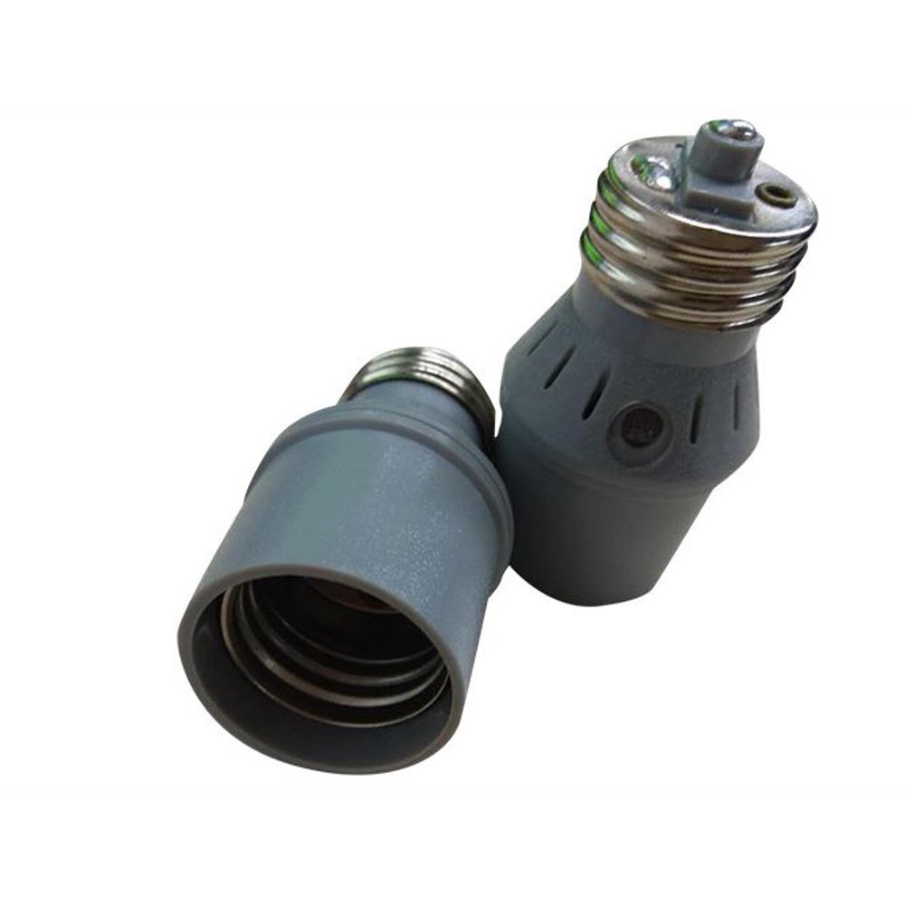 2 Pack Light Sensor Socket Outdoor/Indoor Dusk to Dawn Light Control