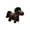A003- Clear (C), variant on Horse Stuffed Animal 4.5 Inch Checkered Horse Plush for Home Office Desk Decor Gift for Horse Lover Luxury Stuffed Animal with Leather Saddle