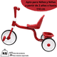 thumbnail image 3 of Triciclo para Niños JOYKOO Asiento Ajustable Ruedas de Eva con Canasta Apto a 2 Años Soporta hasta 25 kg - Rojo, 3 of 6