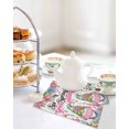 thumbnail image 4 of Spring Gnomes Kitchen Dish Towels for Drying Dishes Set of 4, Colorful Flowers Watercolor Butterfly Floral Plant Waffle Weave Microfiber Hand Tea Bathroom Towels Quick Dry & Absorbent Towel 12x12, 4 of 7