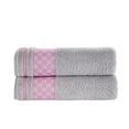 thumbnail image 2 of Plaid Bath Towel, Cotton Turkish Towels - Set of 2, 2 of 2