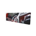 thumbnail image 1 of Tableau de Bord Vintage Rouge - Toile 16"x48 Pouces - Impression à la Demande, 1 of 5
