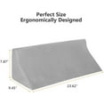 OasisSpace Bed Wedge Pillow for Sleeping, Back Positioning Elevation
