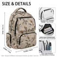 thumbnail image 6 of HUIACONG Duck Camo Bow School Backpack for Boys Girls Ages 6-18 Water Resistant Multi Pocket Padded Adjustable Straps Large Capacity Bookbag for Elementary Middle High School Daily Use, 6 of 7