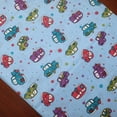 thumbnail image 2 of Cotton Print Table Runner Cars and Trucks Blue, 2 of 2