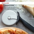thumbnail image 3 of Kitchenaid Stainless Steel Pizza Wheel in Black, 1.55 lb Dishwasher Safe, 3 of 12