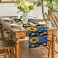 thumbnail image 5 of Watercolor Sunflower Lemon Plant Table Runners Dresser Table r Farmhouse Dining Table Runner Holiday Party ration, 5 of 7