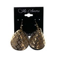 thumbnail image 2 of Colorful  Glitter Sparkle Dangle-Earrings #LQE2692, 2 of 2