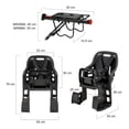 thumbnail image 3 of Asiento Trasero Little monkey Bicicleta Universal Ajustable Niño Bebe, 3 of 4
