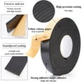 thumbnail image 4 of 2Rolls Total 32.8 Feet Single-Sided Adhesive EVA Seal Foam Strip 1.77Inch Width Foam Insulation Tape with Strong Adhesive Soundproofing Sealing Tape, 4 of 9
