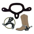 thumbnail image 4 of Fule Spurs Tie Down Strap,Leather Rubber SPUR TIE Down Straps,Spurs Belt Tie Down Strap Rubber Spur Straps (1 pair), 4 of 8
