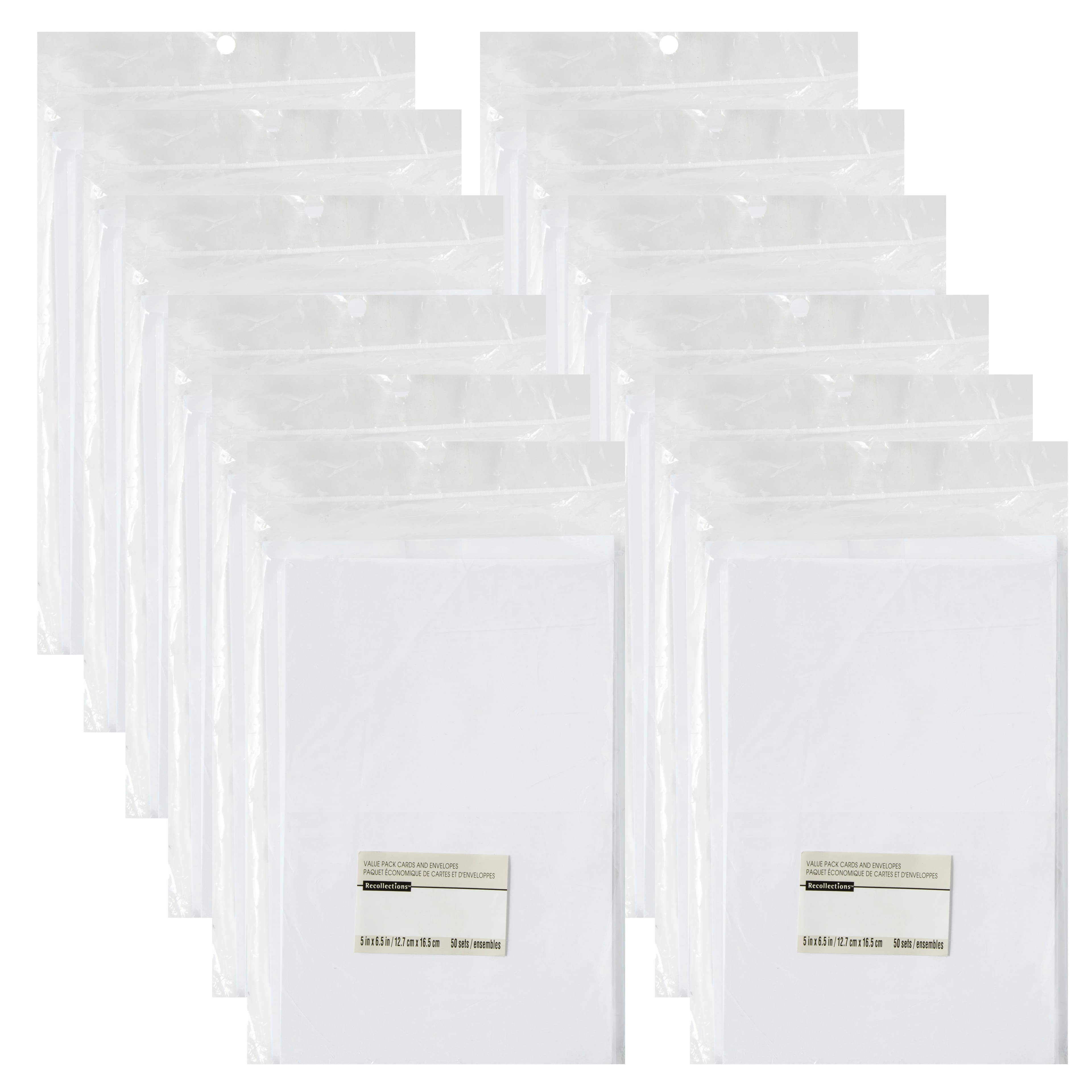 Michaels Bulk 12 Packs: 50 Ct. (600 Total) 5 X 6.5 Cards & Envelopes By  Recollections™ - Walmart.com