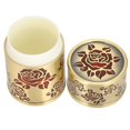 thumbnail image 4 of With Rose-Pattern Cotton Swab Holder, Toothpick Box, For Hotel Restaurant Toothpick Storage, 4 of 8