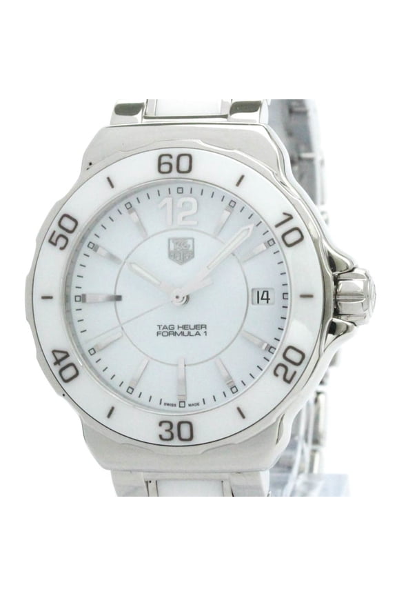Pre-Owned Polished TAG HEUER Formula 1 Ceramic Steel Quartz Ladies Watch WAH1211... (Good)