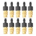 thumbnail image 1 of 12 Set New Copper Adjustable Spray Nozzle Spray Atomization Copper Capillary Effect Take 47 Factory Adjustable Irrigation Drippers Sprinklers Emitter Drip System on 4/7 Barb, 1 of 6