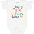 thumbnail image 3 of Inktastic Nana and Pappy Love Me Boys or Girls Baby Bodysuit, 3 of 5