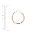 thumbnail image 4 of 14K Rose Gold 4x40mm Round Tube Polished Hoops - Women, 4 of 4