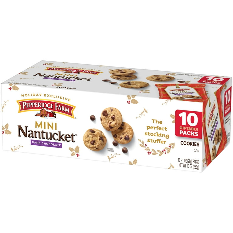 Pepperidge Farm Mini Dark Chocolate Chip Cookies 1 oz Snack Packs