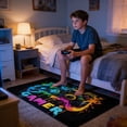 thumbnail image 5 of Gaming Rug for Boys Room - Gamer Rug with Game Controller Design for Esports Room, and Boys' Game-Themed Bedroom 80x50cm, 5 of 6