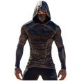 thumbnail image 2 of UPF 50+ Men’s Long Sleeve Performance Fishing Hiking Shirt with Mask UV Neck Gaiter Hoodie, 2 of 3