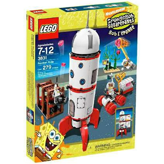 Pre-Owned Spongebob Squarepants Rocket Ride Set LEGO 3831 [Damaged Package]