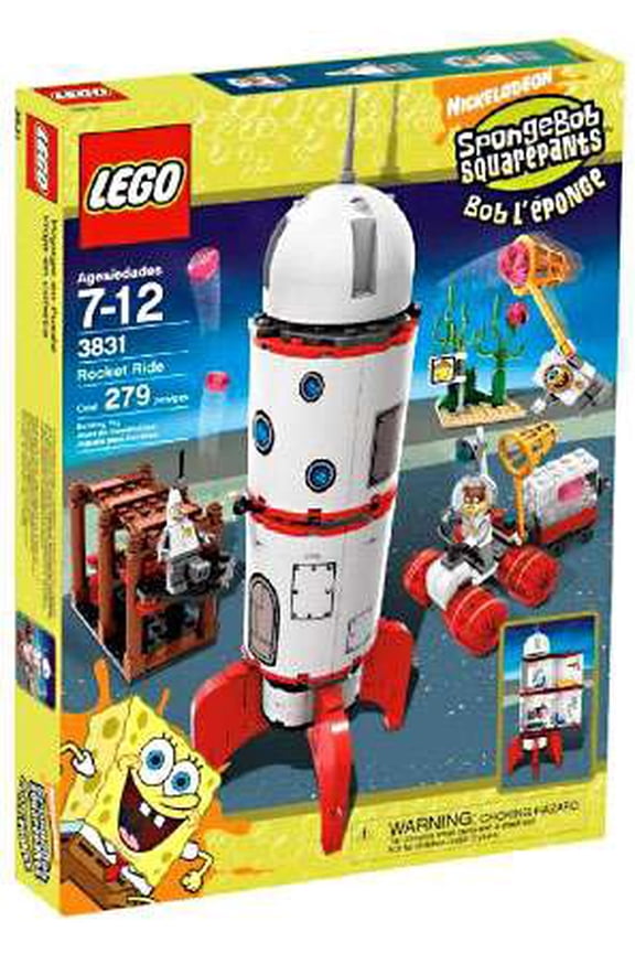 Pre-Owned Spongebob Squarepants Rocket Ride Set LEGO 3831 [Damaged Package]