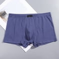 thumbnail image 3 of Iugvhana Mens Underwear Boxer Briefs Cotton Men's Comfortable Soft Boxer Briefs Underwear Breathable Gray L, 3 of 5